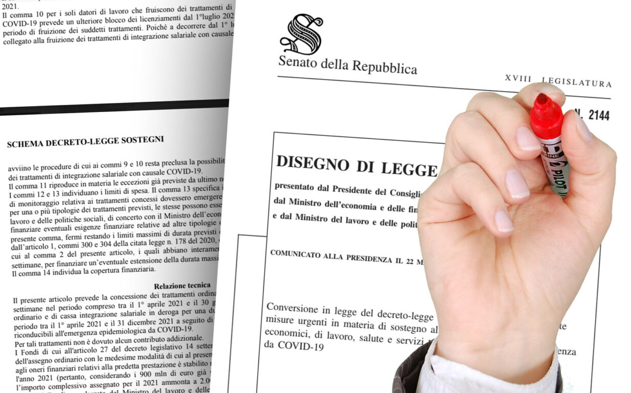 Divieto licenziamento fino al 30 giugno 2021: le novità DL Sostegni