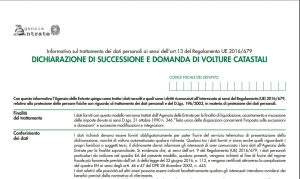 Pratica di successione: avvio e documenti