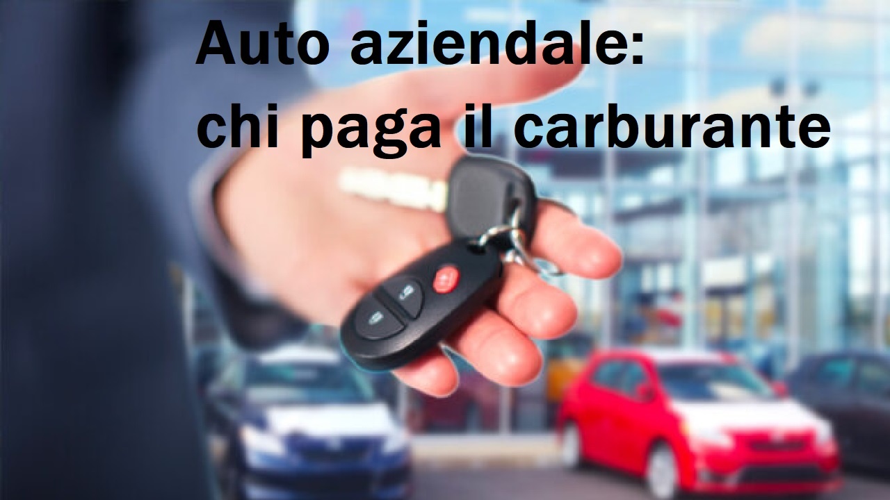 Auto aziendale, cosa paga il dipendente?