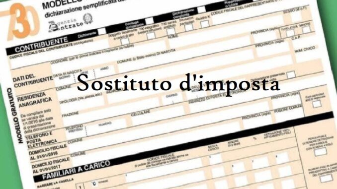 sostituto d'imposta: chi è e di cosa si occupa