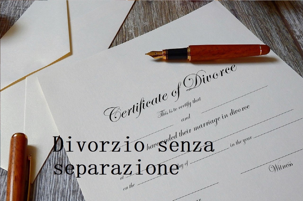 Divorzio senza separazione: in quali casi è possibile richiederlo