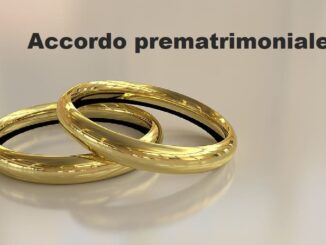 accordo prematrimoniale: valido o no in Italia?