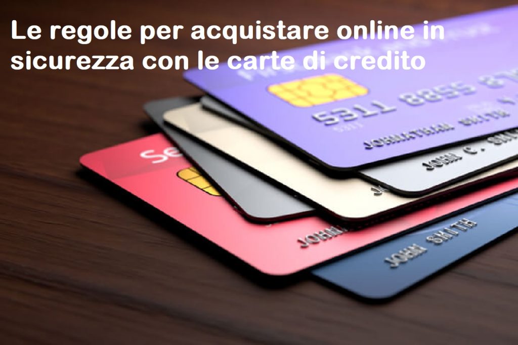 Acquisti in sicurezza online con le carte di credito