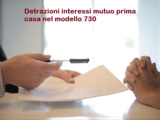 detrazione interesse mutui e fringe benefitt