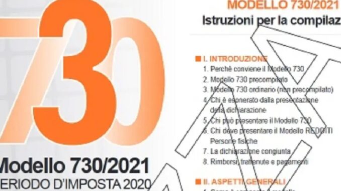 Mod. 730/2021: scadenza 30 settembre e ultime novità