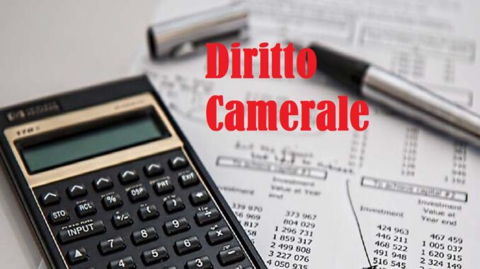 Diritto Camerale: importi 2021, come e quando sono dovuti