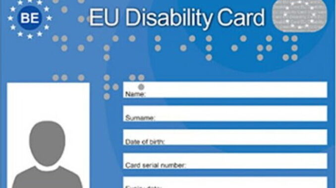 disability card