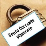 Conto corrente pignorato