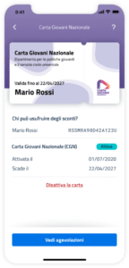 Carta Giovani Nazioanle