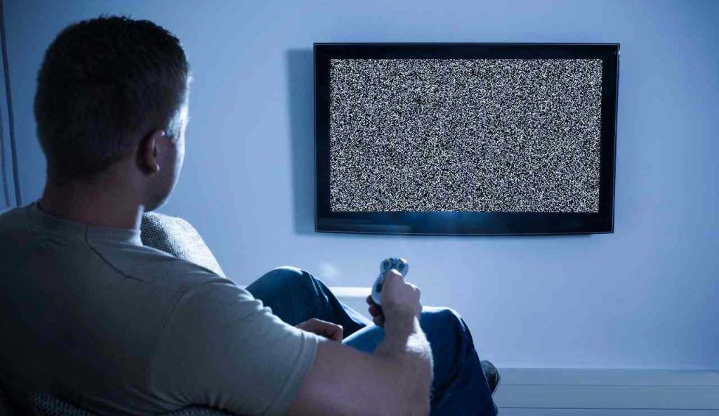 Una TV spenta