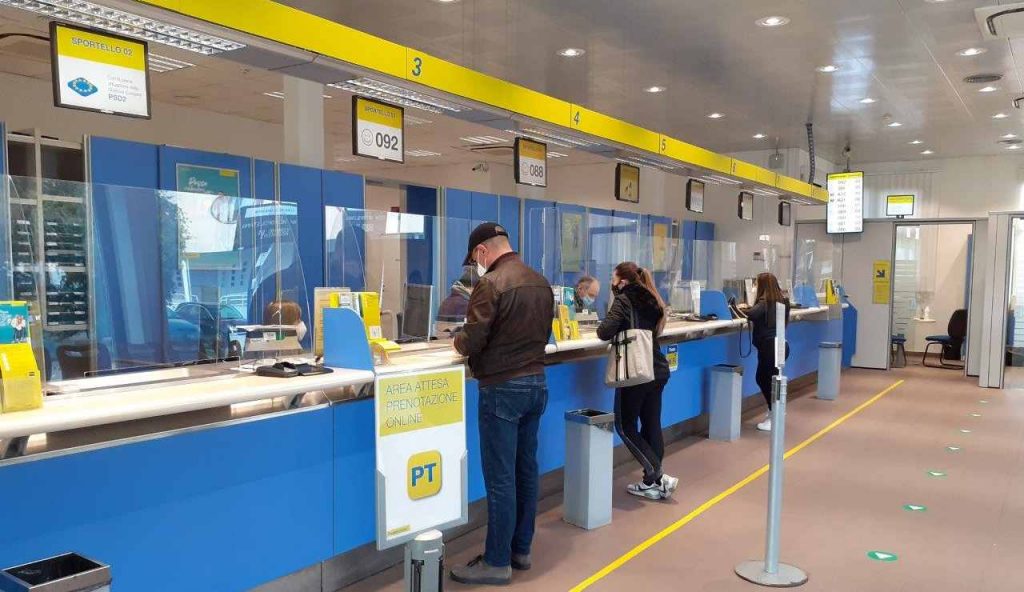 La filiale di un ufficio postale