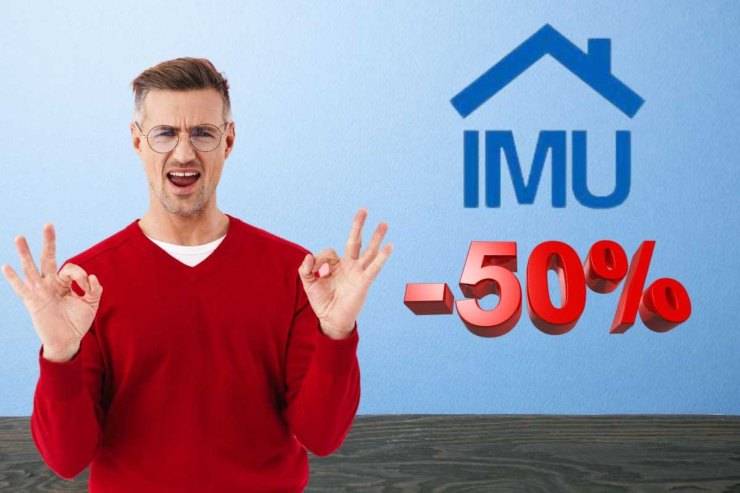 Arriva l'IMU dimezzata
