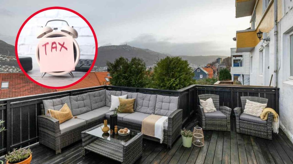 Il pagamento dell'IMU maggiorato con terrazza
