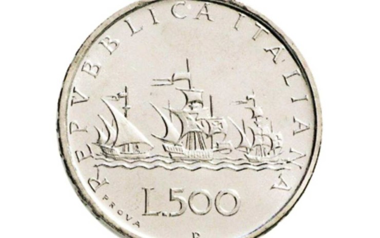 Le 500 lire con le Caravelle