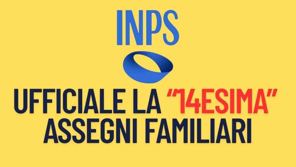 Arriva la nuova quattordicesima