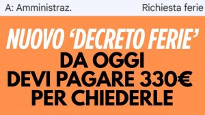 Scopri quanto devi pagare per andare in ferie