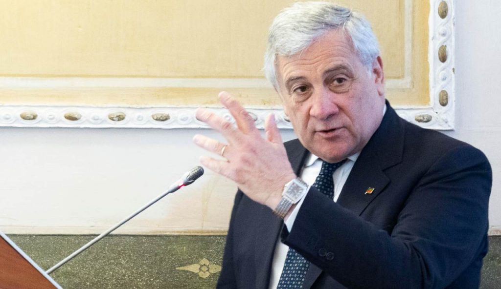 Il ministro degli esteri Tajani