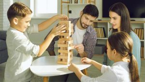 Famiglia a casa