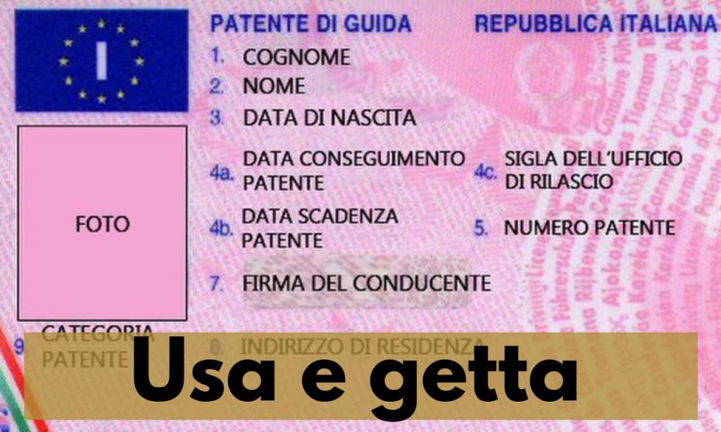 patente usa e getta
