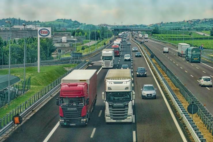 autostrada e veicoli